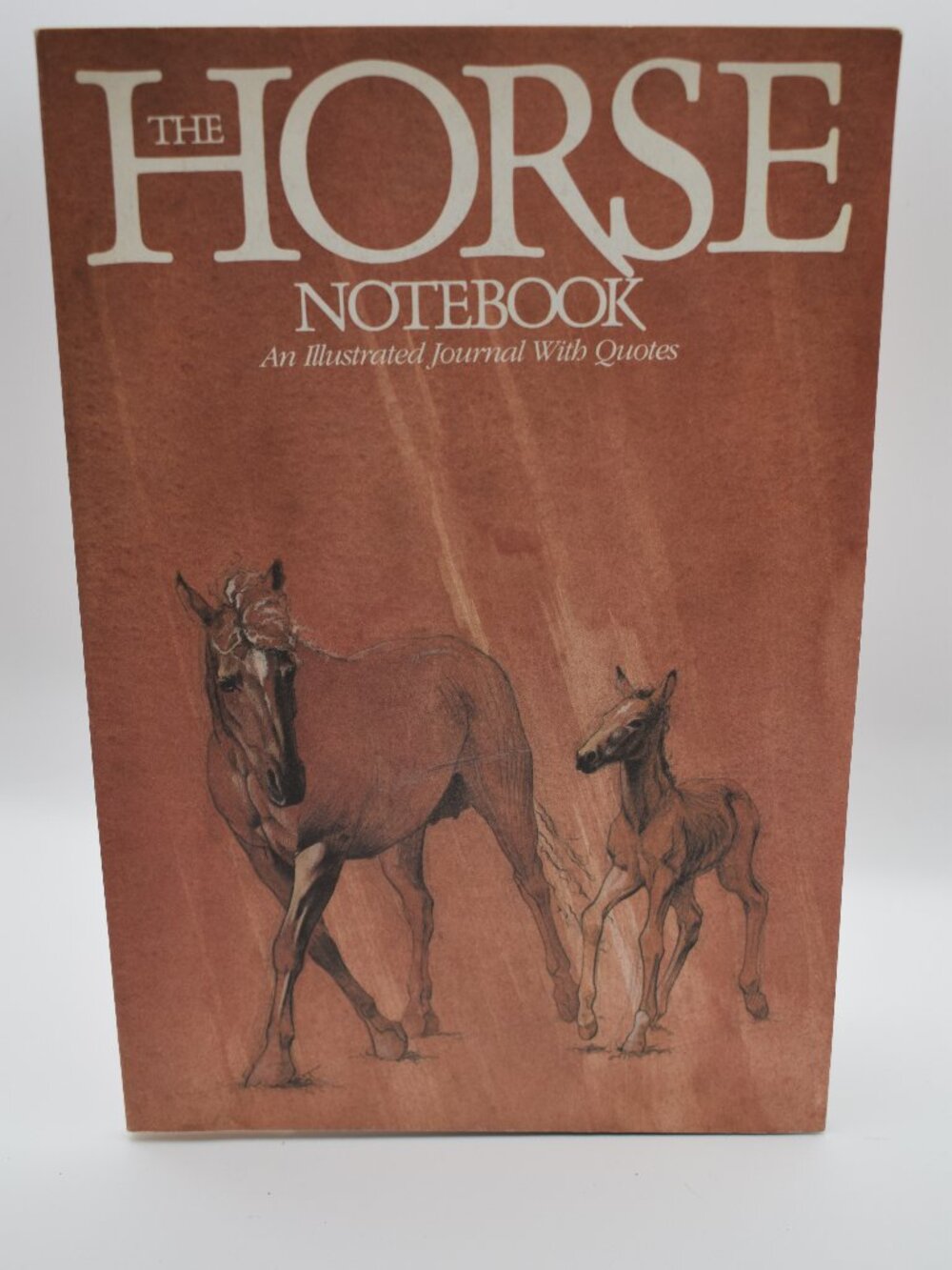 Vintage The Horse Notebook Illustrated Journal With Quotes Horse Lover Paperback